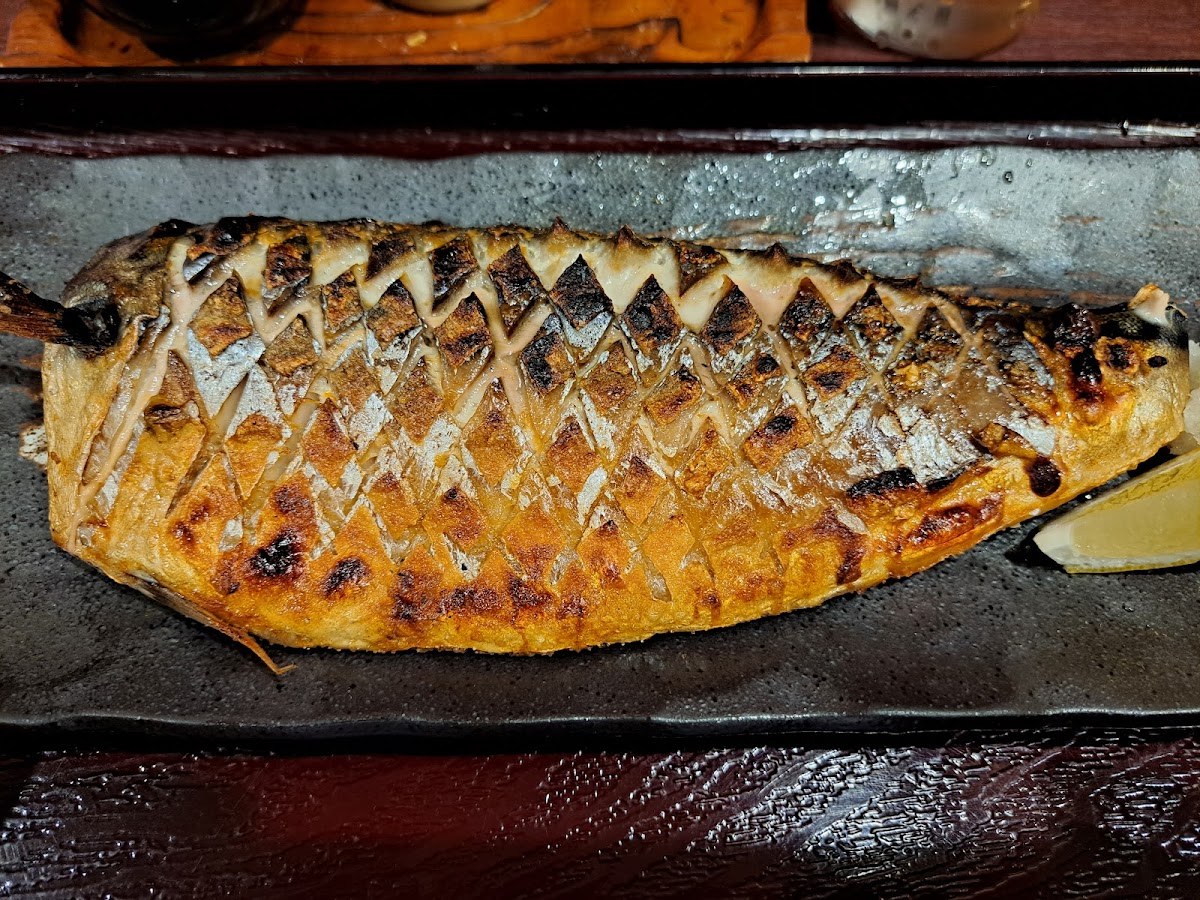 サバの塩焼き定食・天ぷら